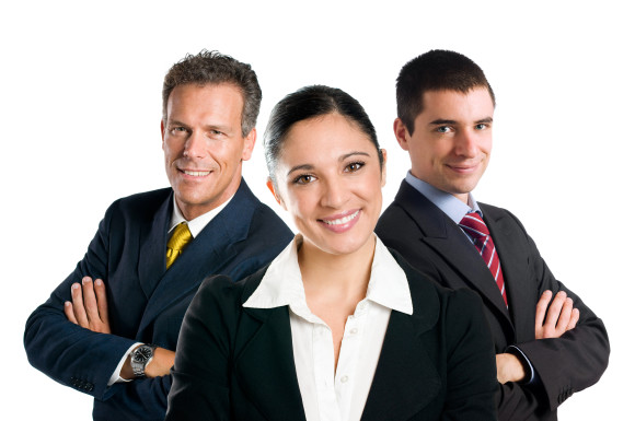 stock image of business people