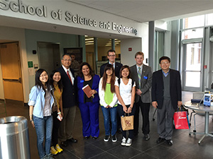 UWF Students with Dr Hsu