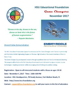 Copy of Game Changer Flyer for Hsu Educational Foundation