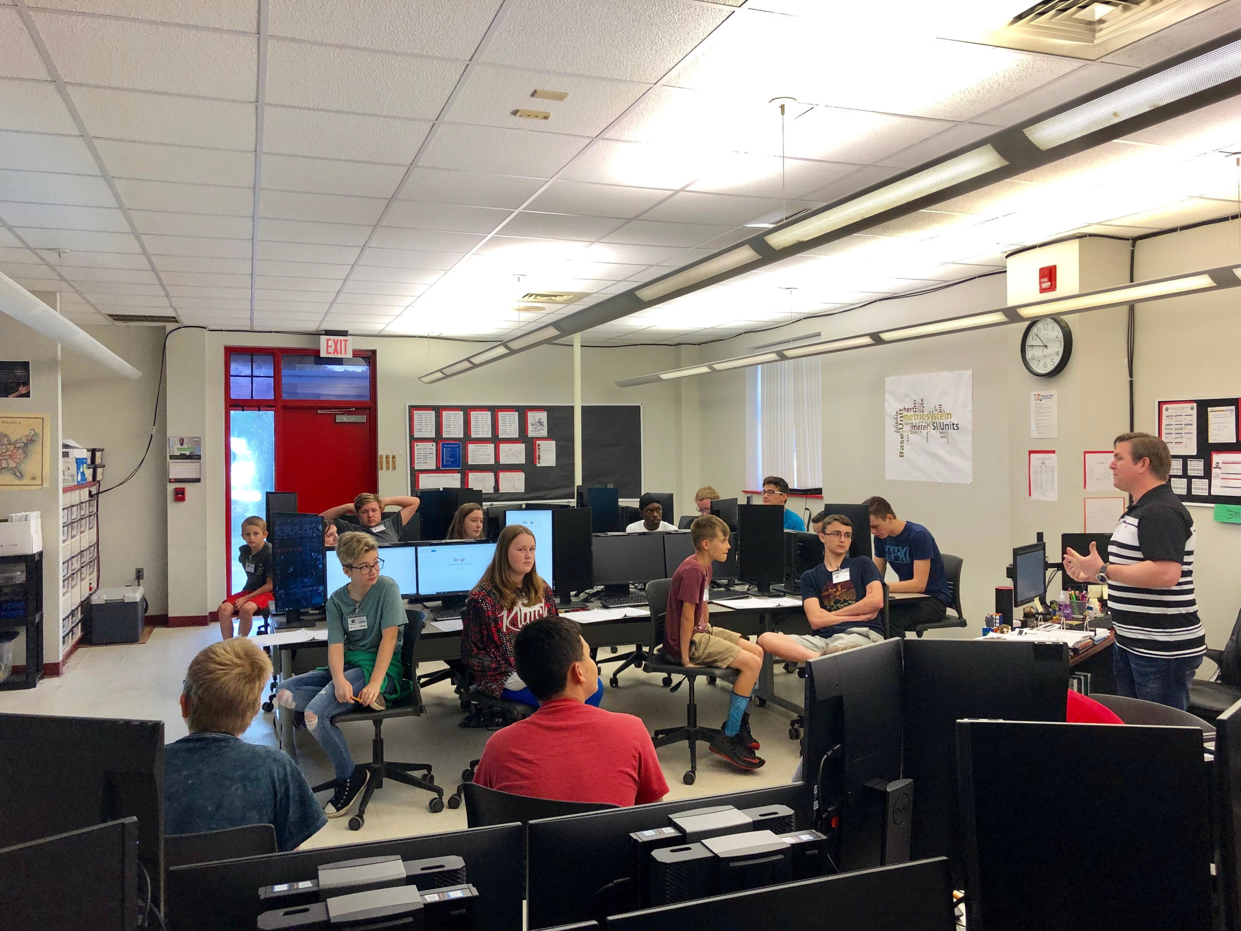Crestview High Cyber Camp in Action!