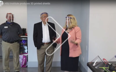 HSU Institute produces 3D printed shields