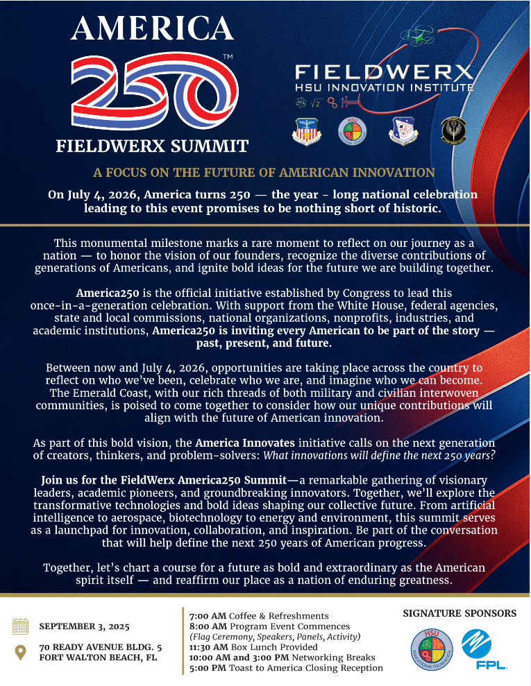 America 250 Fieldwerx flyer